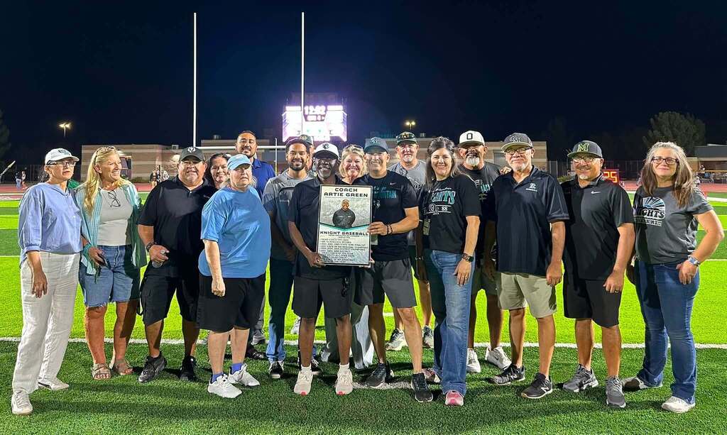 Las Cruces Public Schools proudly congratulates Coach Artie Green on his induction into the Organ Mountain Wall of Fame!