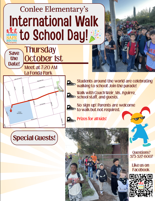 International Walk to School flyer
