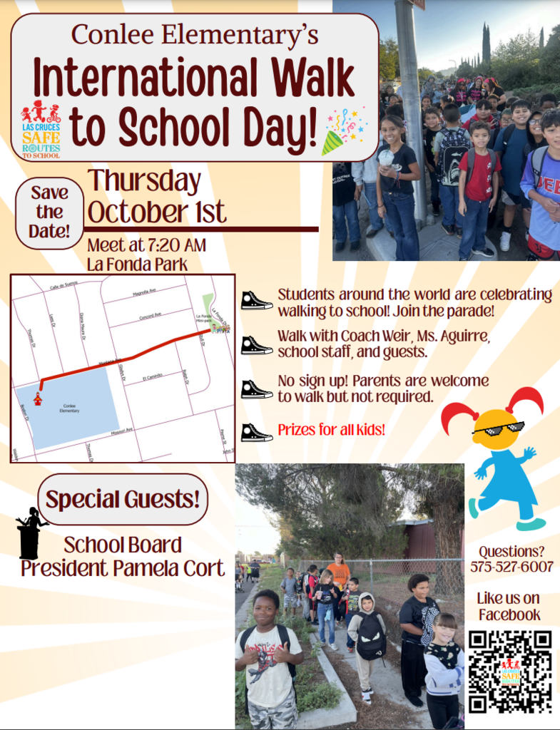 International Walk to School flyer