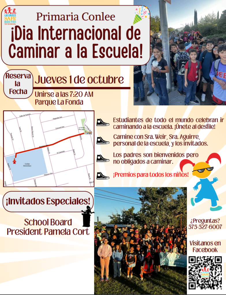 boletin del Dia Internacional de caminar a la escuela