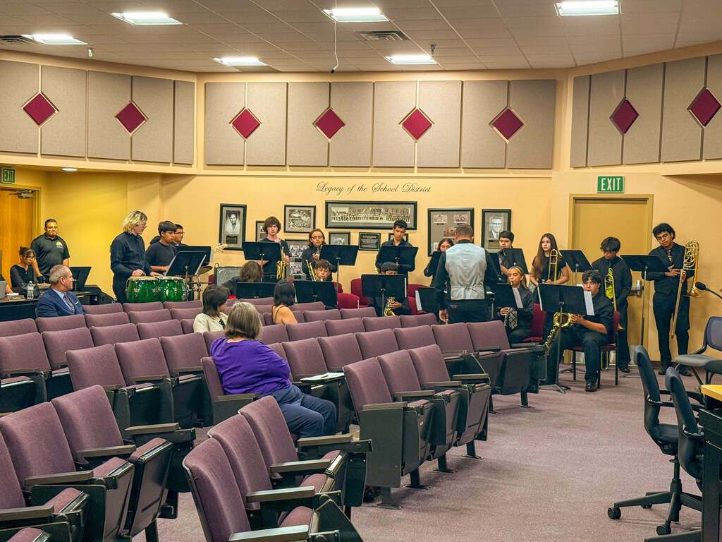 Outstanding performance of Michele Fernandez’s “Tico’s Southside Rumba” by the Mayfield High School Trojan Band Jazzers, 