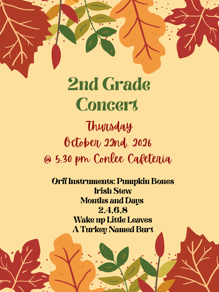 2nd Grade Concert