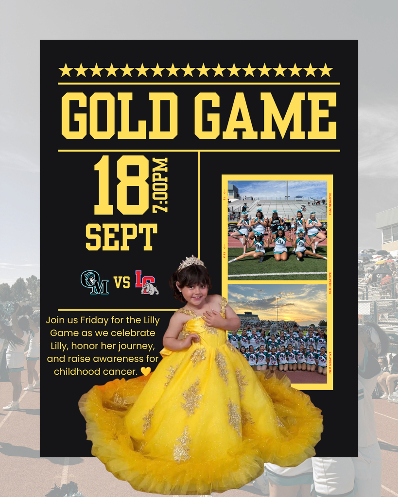 black and gold flyer with girl in gold dress