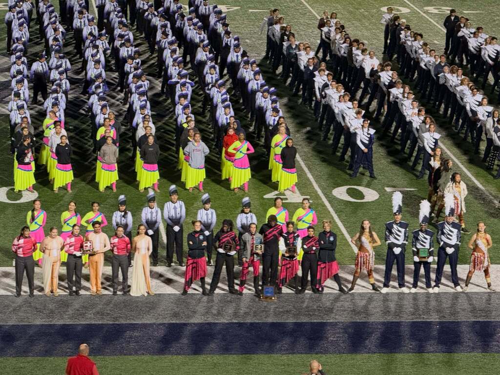 Congratulations to Las Cruces Public Schools Royal Knight Regiment - Organ Mountain High School for earning 2nd place and Centennial High School Band for earning 6th place at the 3rd annual New Mexico Activities Association (NMAA) State Marching Band Contest!