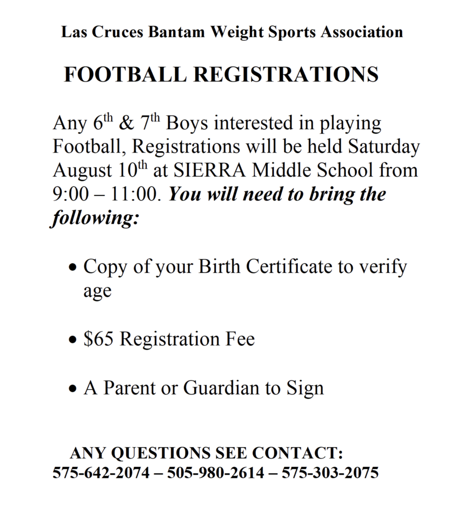 Football Registration