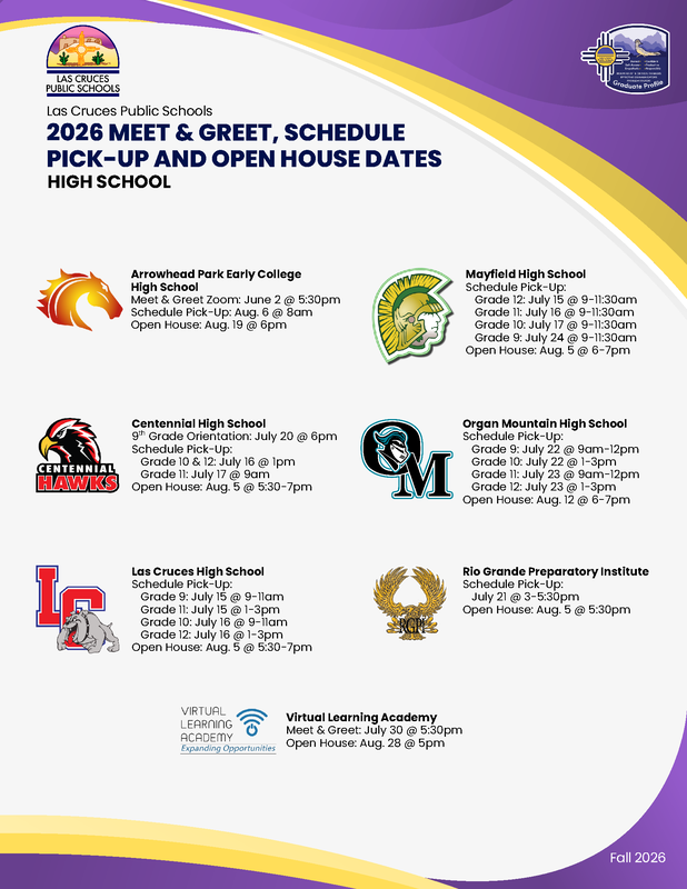 Las Cruces Public Schools Welcomes Families Back with Meet & Greets and Open Houses