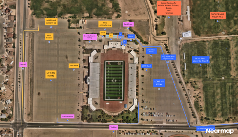 map of the Field of Dreams