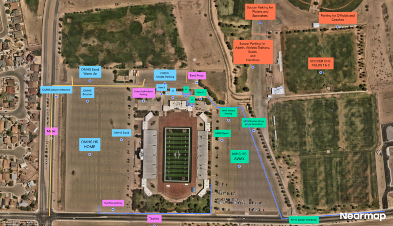 map of the Field of Dreams
