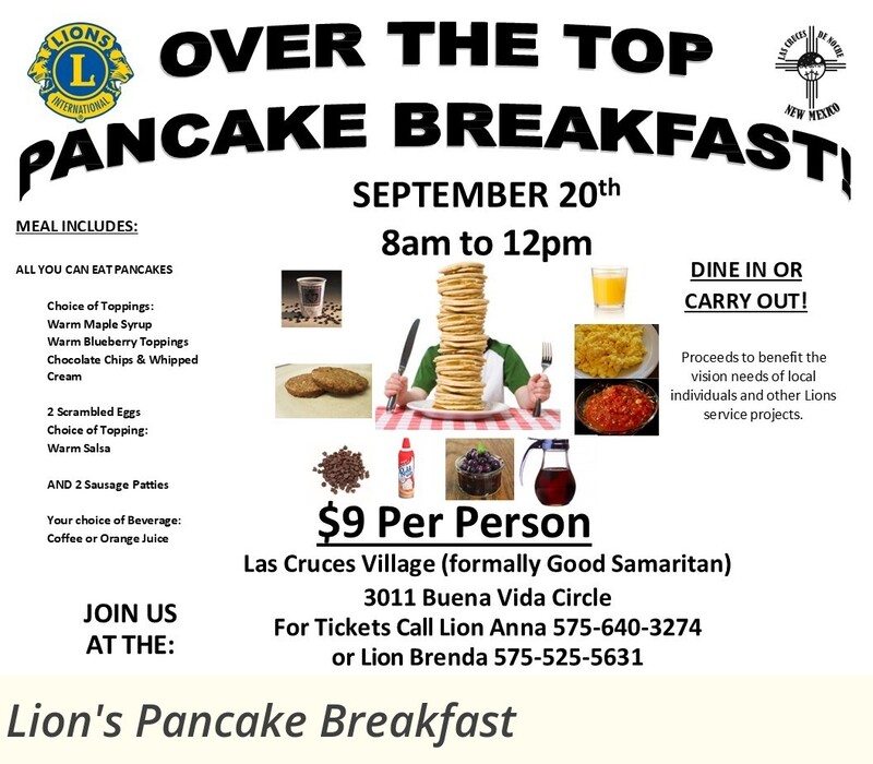Lion's Pancake Breakfast