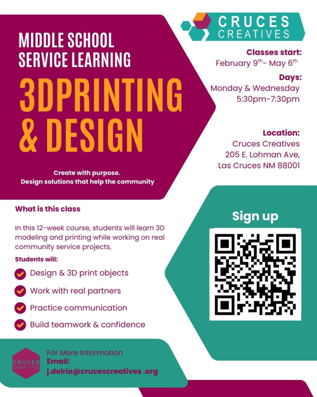 Registration Is Open: Free Youth Programs at Cruces Creatives