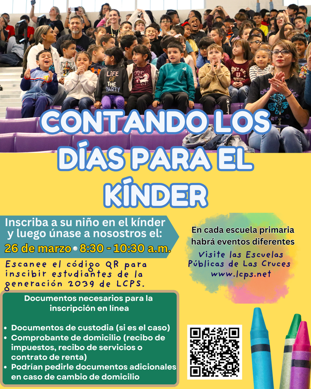 Contando los dias para el kinder