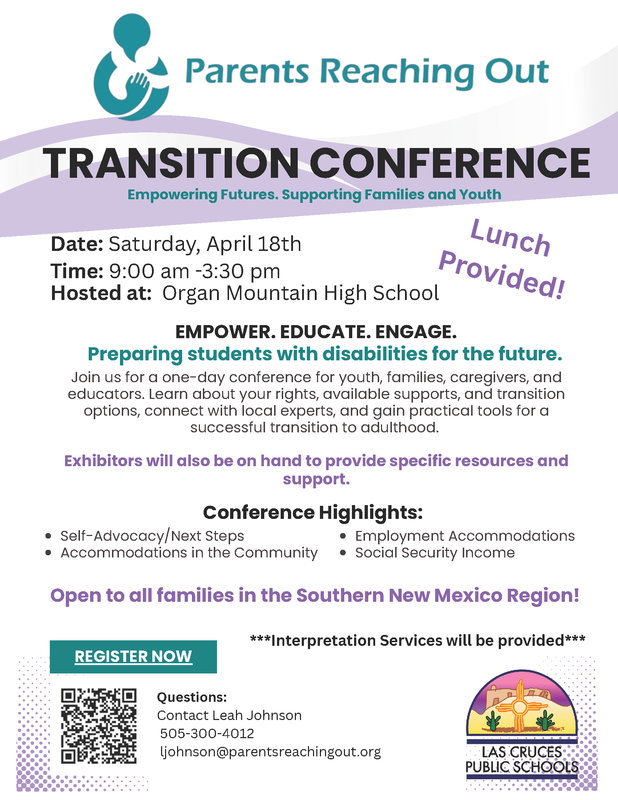 Transition Conference: Guidance, Resources, and Support for Youth with Unique Abilities