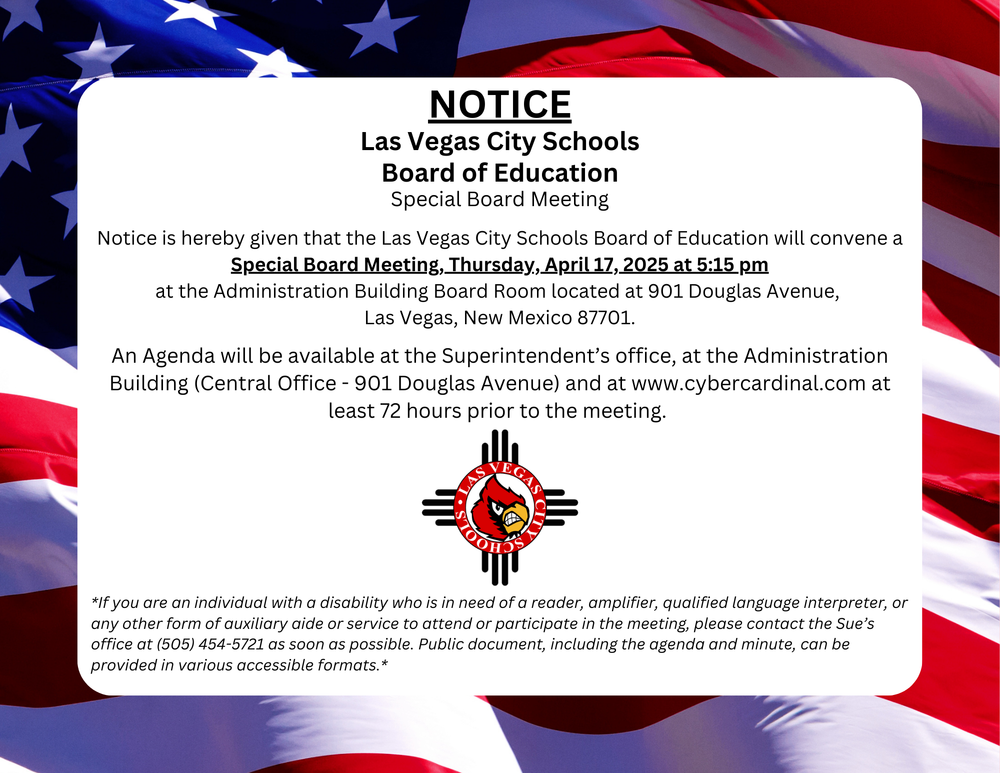 Special Board Meeting April
