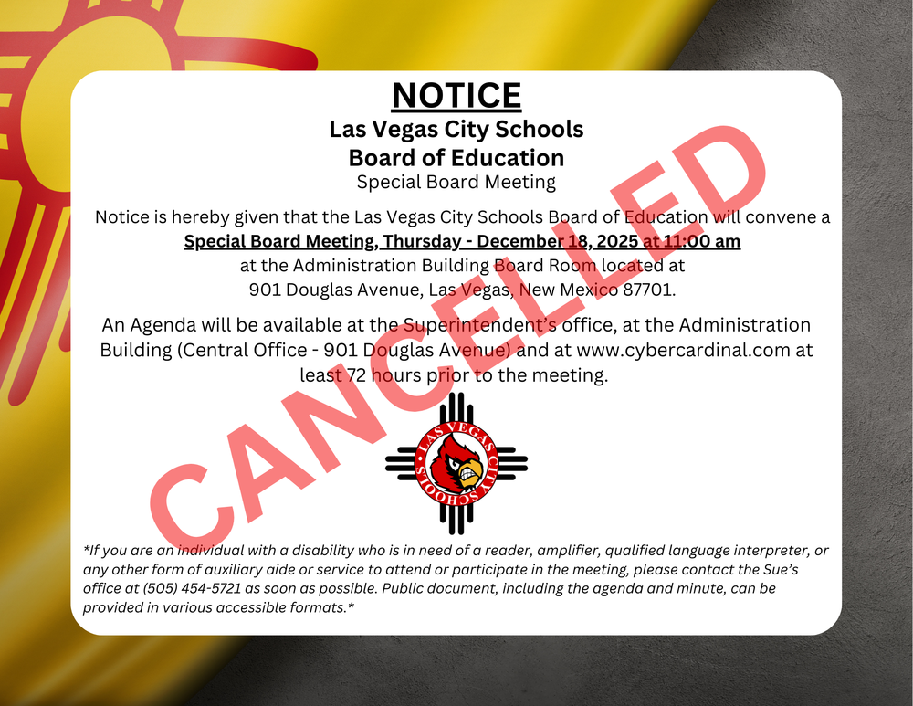 Special Board Meeting