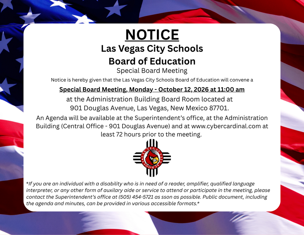 Special Board Meeting Notice