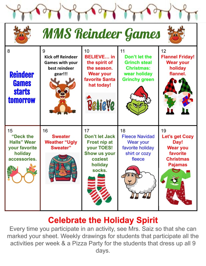 Fun Dress up days to celebrate the Holiday Season