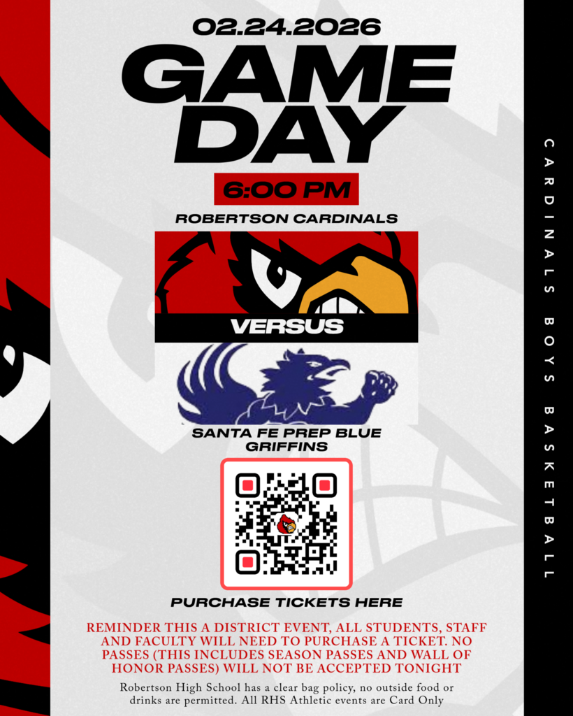 Attention all Fans, staff and students, REMINDER THIS IS A DISTRICT EVENT, ALL STUDENTS, STAFF AND FACULTY WILL NEED TO PURCHASED A TICKET. NO PASSES (THIS INCLUDES SEASON PASSES AND WALL OF HONOR PASSES) WILL NOT BE ACCEPTED TONIGHT.