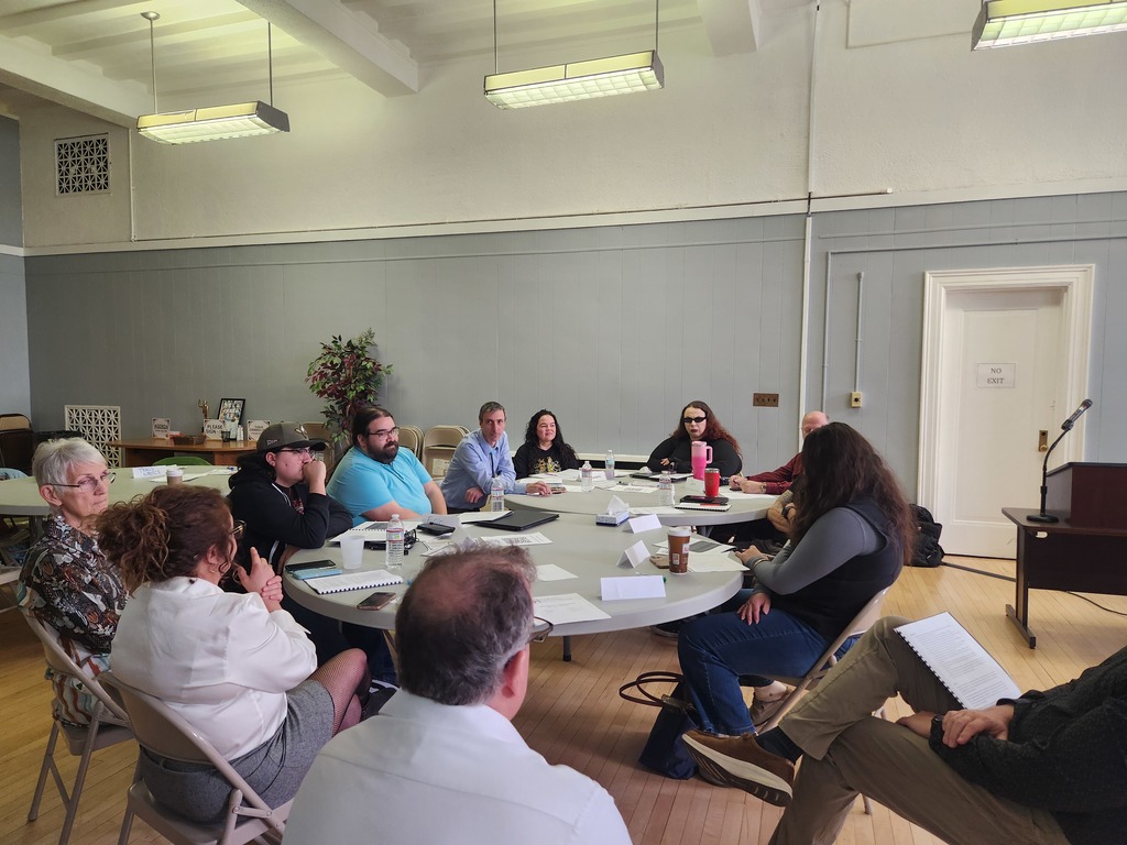 People sitting around a table