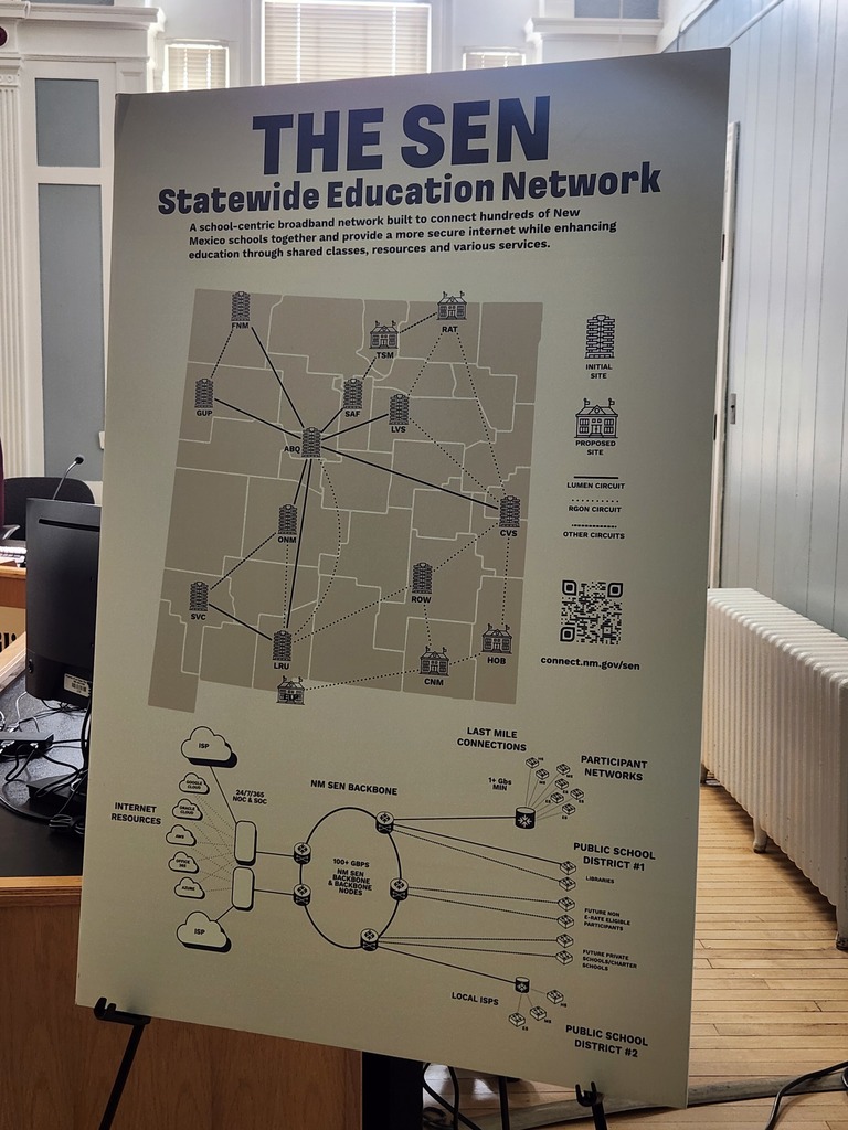 poster about the SEN network
