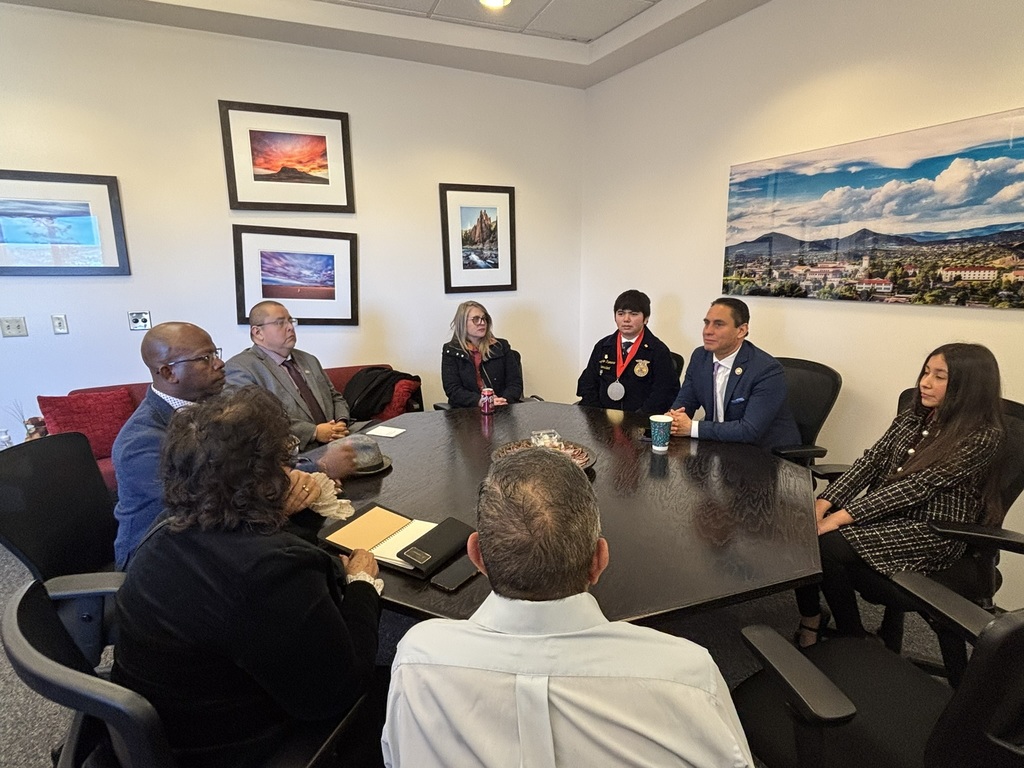 People sitting around a table