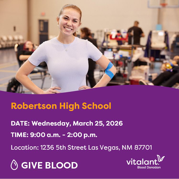 Bi-annual blood drive at Robertson High School Marr Gym March 25th