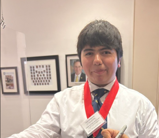 Student Posing for the camera