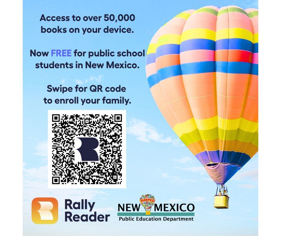 Scan the code to access books for the Summer