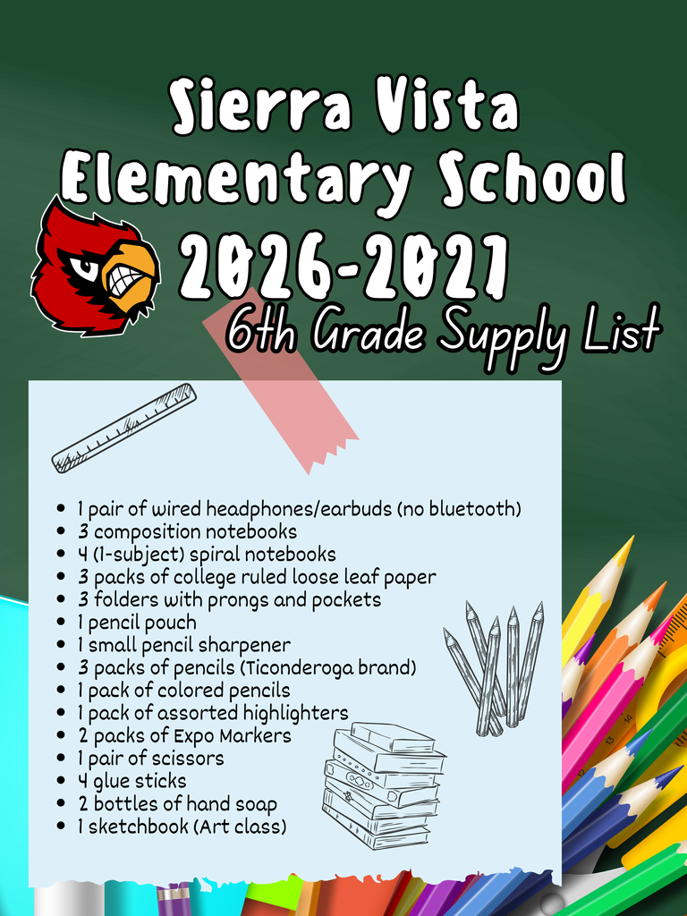 SVE Supply List