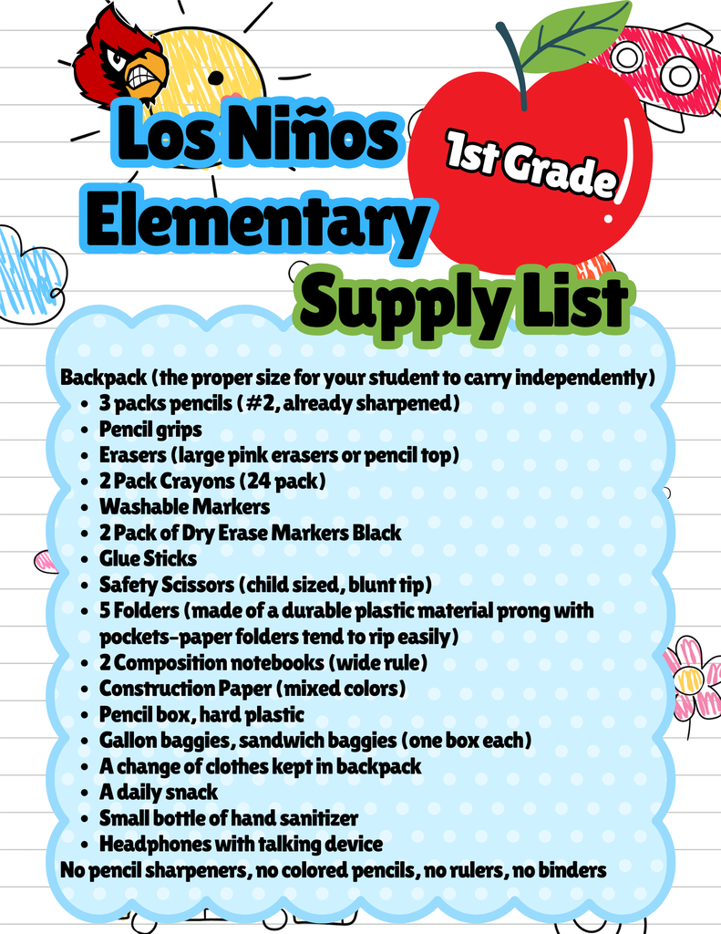 LNE Supply List