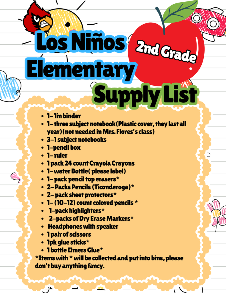 LNE Supply List