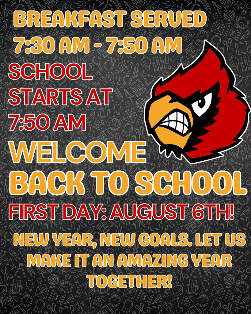 **Back-to-School Announcement for Families**  ---  **Dear Families,**  Welcome to a new school year! We are excited to welcome our students back to campus for another amazing year of learning, growth, and achievement.  Below are the important details for our first day of school:  * **First Day of School:** Thursday, August 6th * **Breakfast Hours:** 7:30 AM – 7:50 AM * **School Start Time:** 7:50 AM  Please ensure your child arrives on time so they can enjoy breakfast and start their day ready to learn. New year, new goals—let's make it an amazing year together!