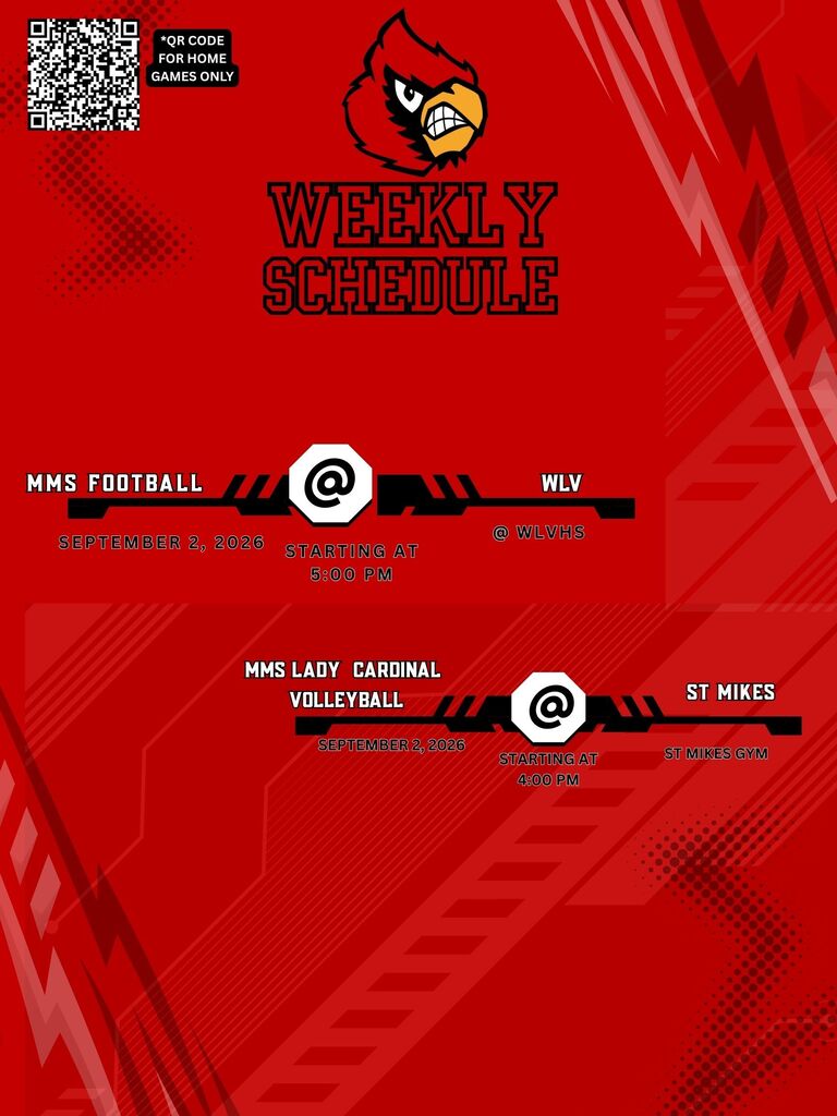 weekly schedule