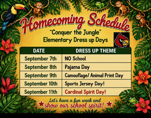 Homecoming Dress up Days