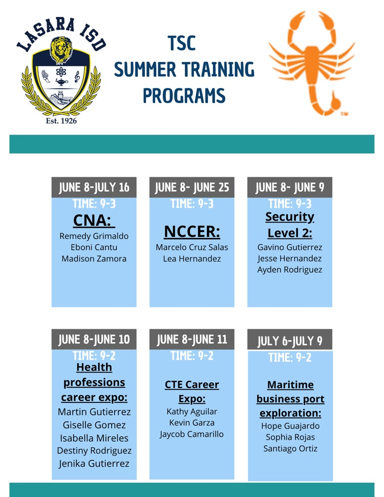 TSC Summer program 