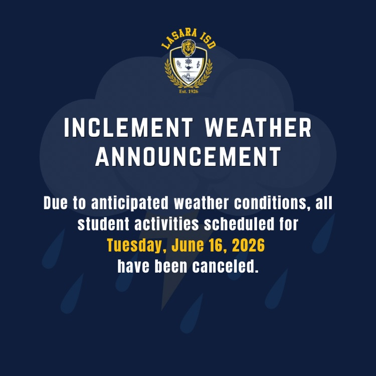 weather announcement