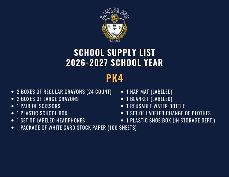 supply lists