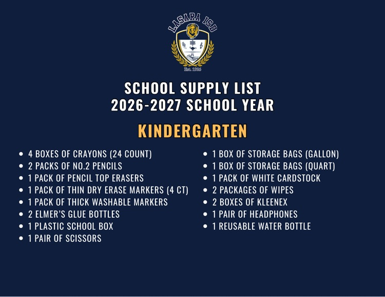 supply lists
