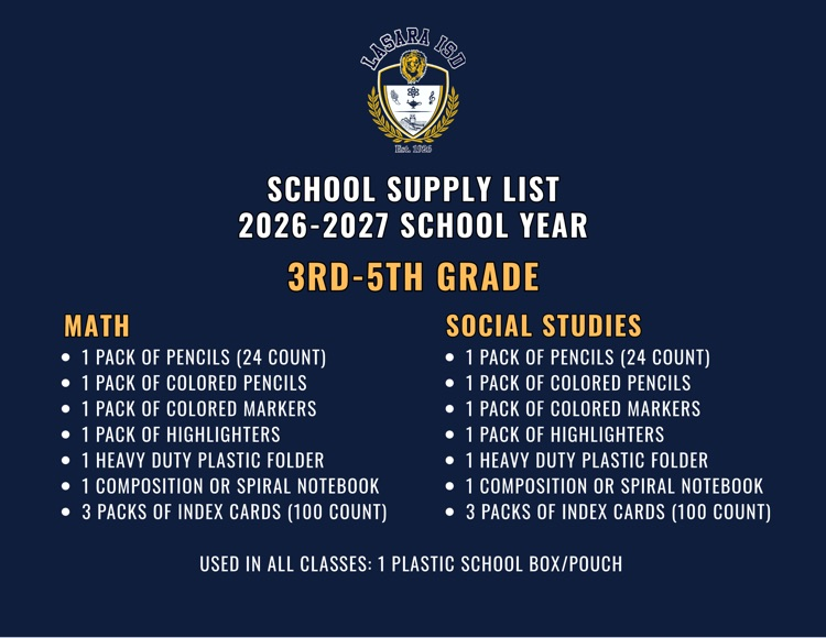supply lists