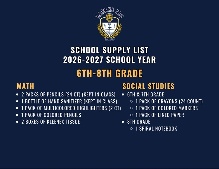 supply lists