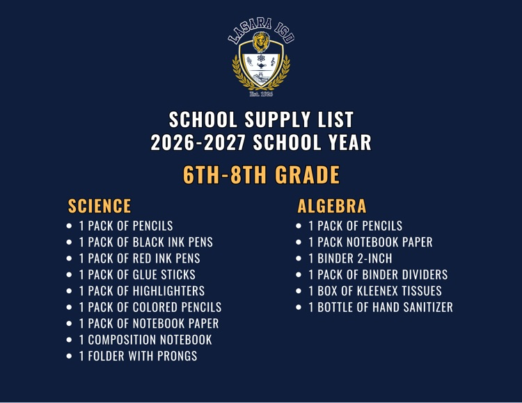 supply lists