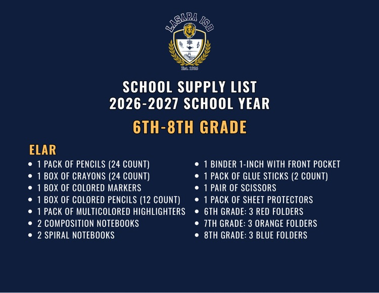 supply lists
