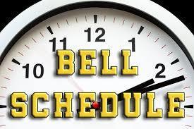 bell schedule with a clock