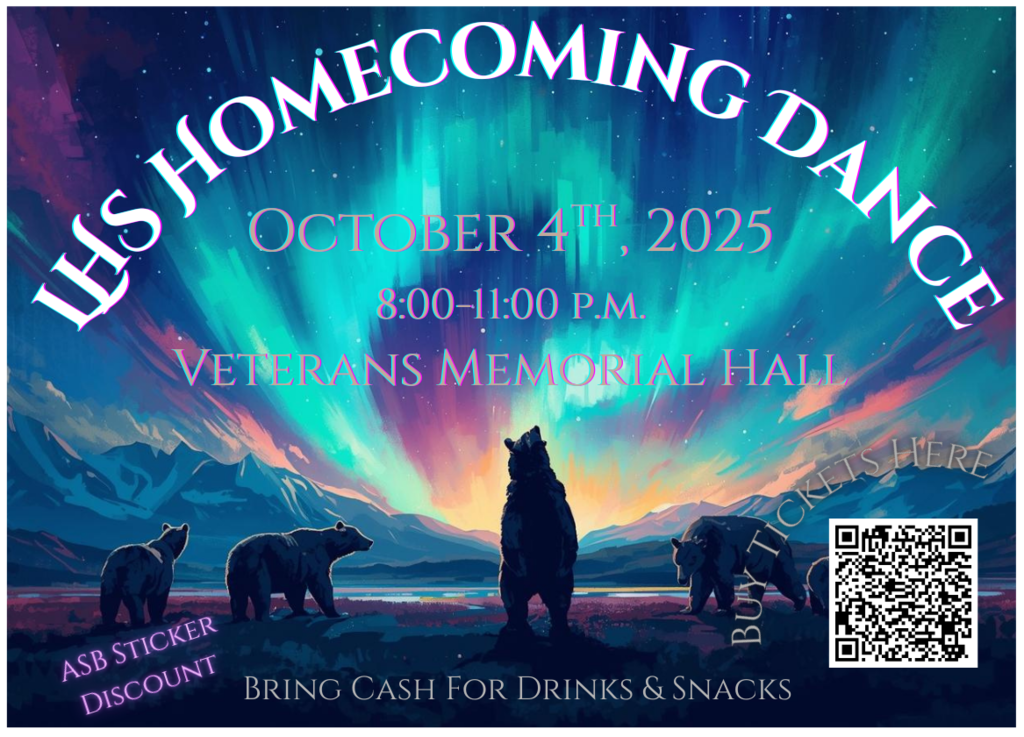 HOCO dance coming up!!! Saturday, October 4th, 8:00 - 11:00 Veterans Memorial Hall Purchase your tickets here or at the ASB Counter https://lassenhighschoolwebstore.myschoolcentral.com/(S(inlih4xuecdulc42fgtszamt))/Index.aspx