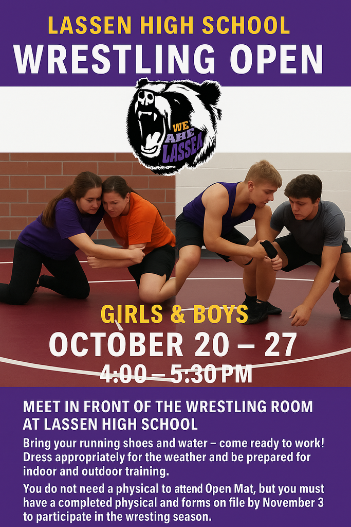 Wrestling Open Mat starts TONIGHT!