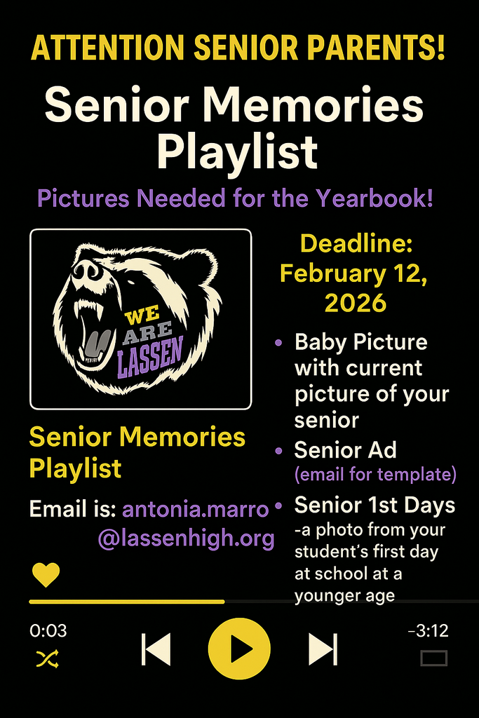 Attention Senior Parents - Class of 2026!