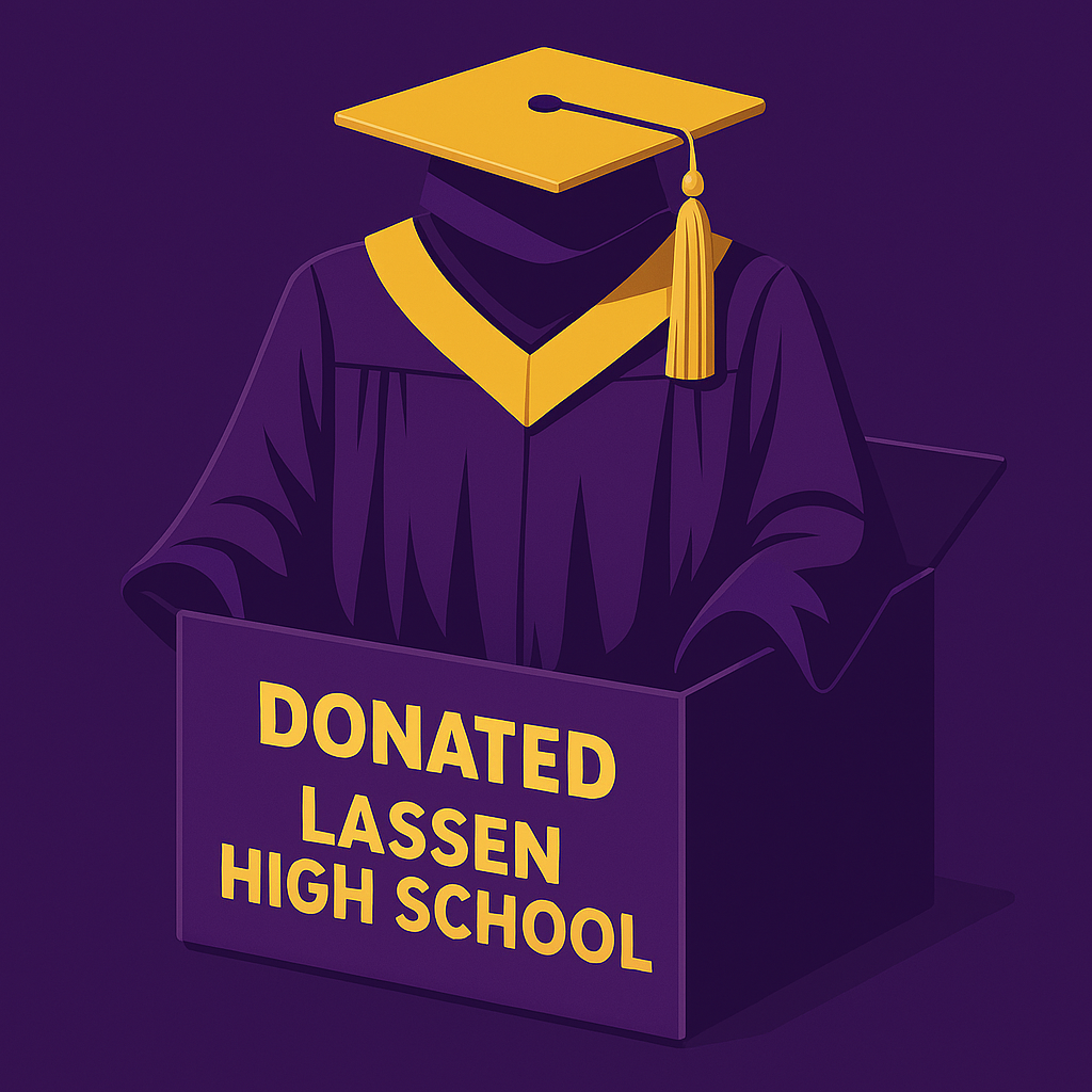 Old graduation cap and gown clogging up your closet? Never fear! Donate here! No......seriously........ if you want to donate your old graduation cap and gown unit, dated AFTER  2017, please bring it to the main office ASAP! Our Seniors would love you forever!