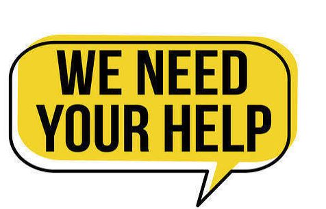 We need your help!