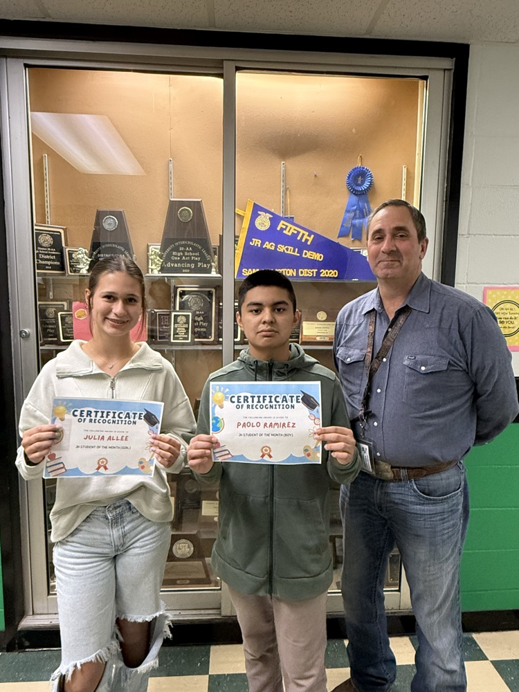 jh student of month