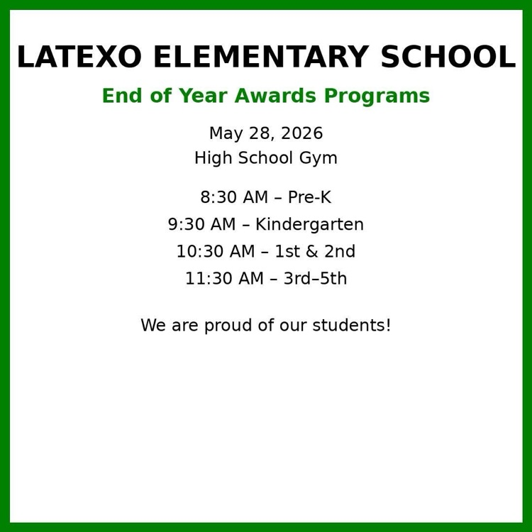 elem eoy