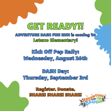 Adventure Dash Fun Run is Coming to Latexo Elementary 